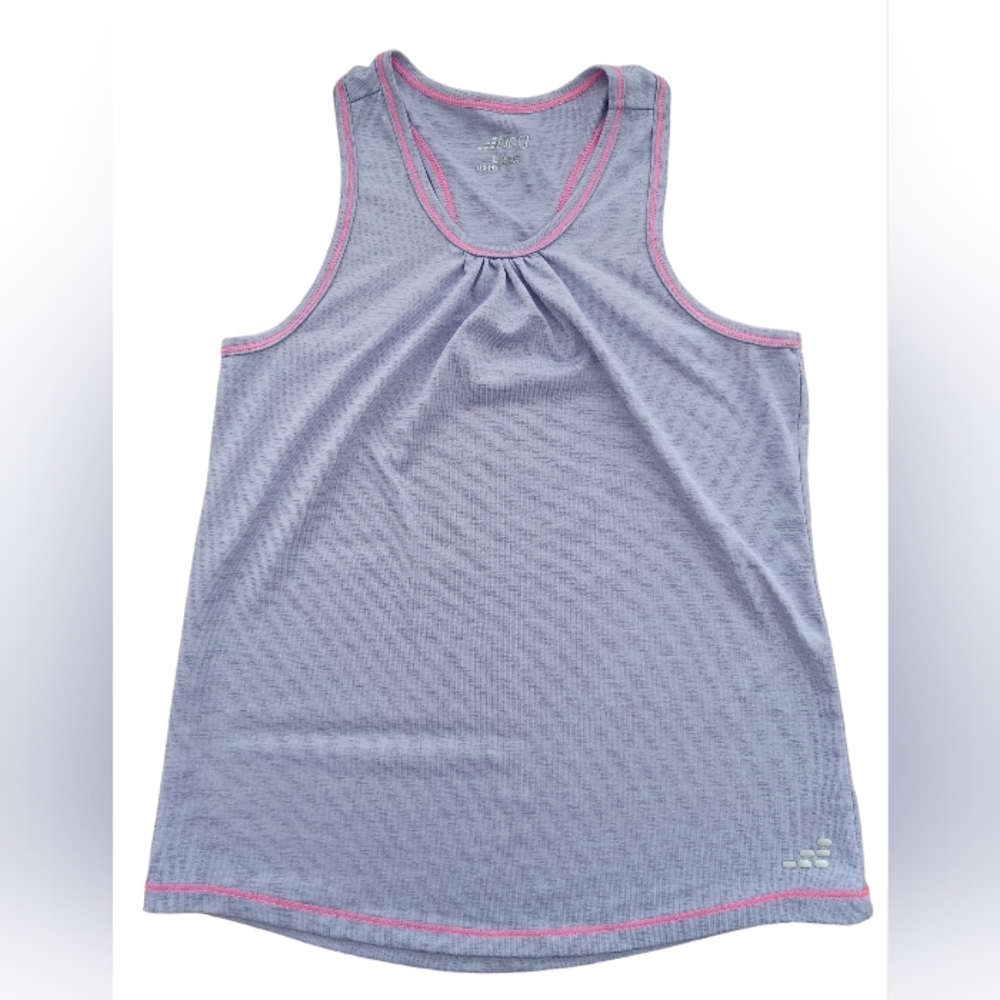 BCG Sport Tank Top Lilac Mauve Pink Girl size L (12-14)